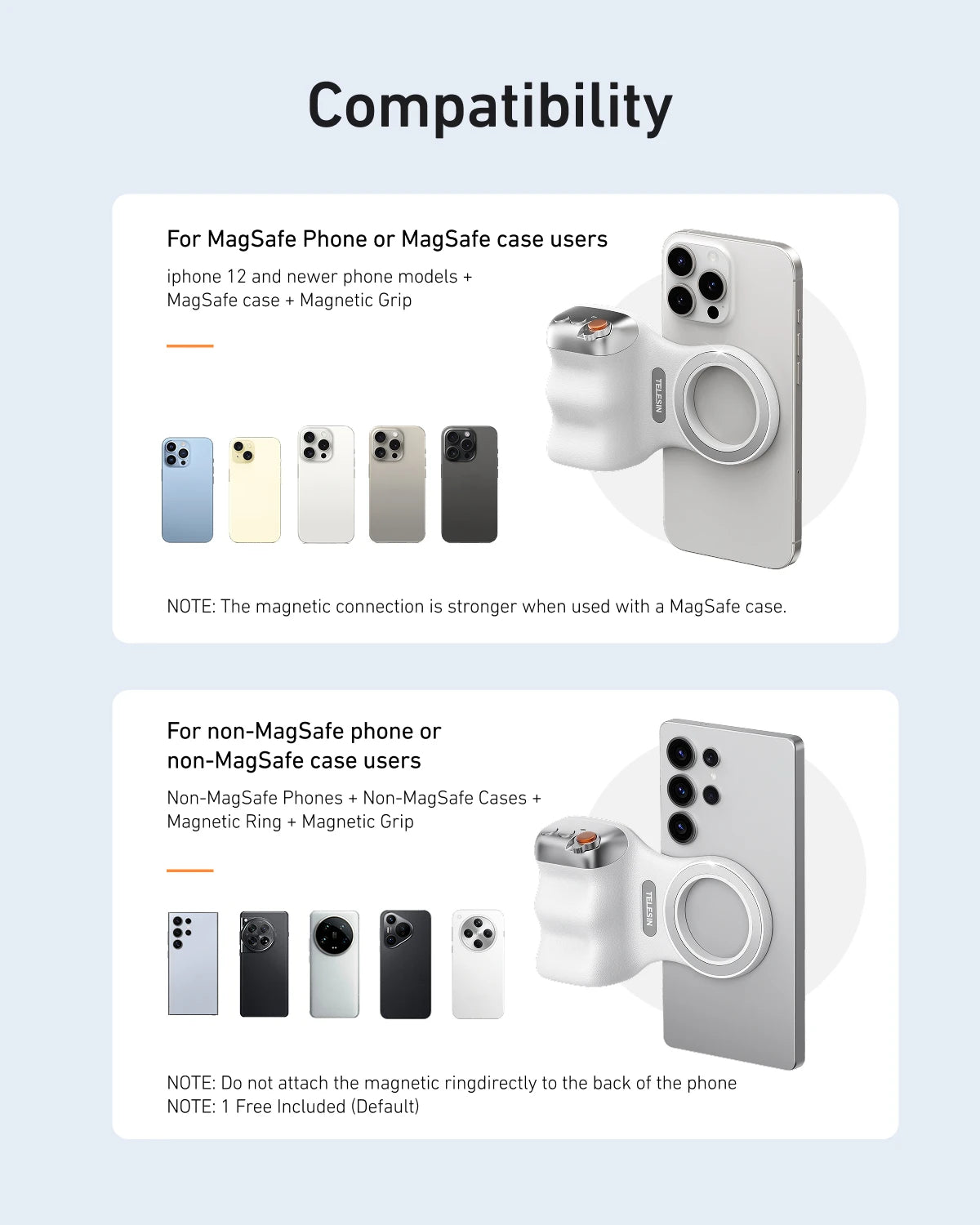 ProCapture Magnetic Phone Grip Holder